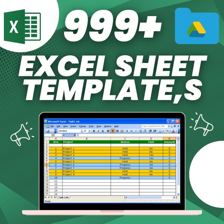 Excel Customizable Template1