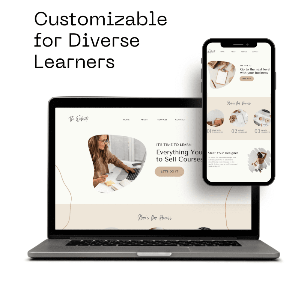 Customizable for Diverse Learners