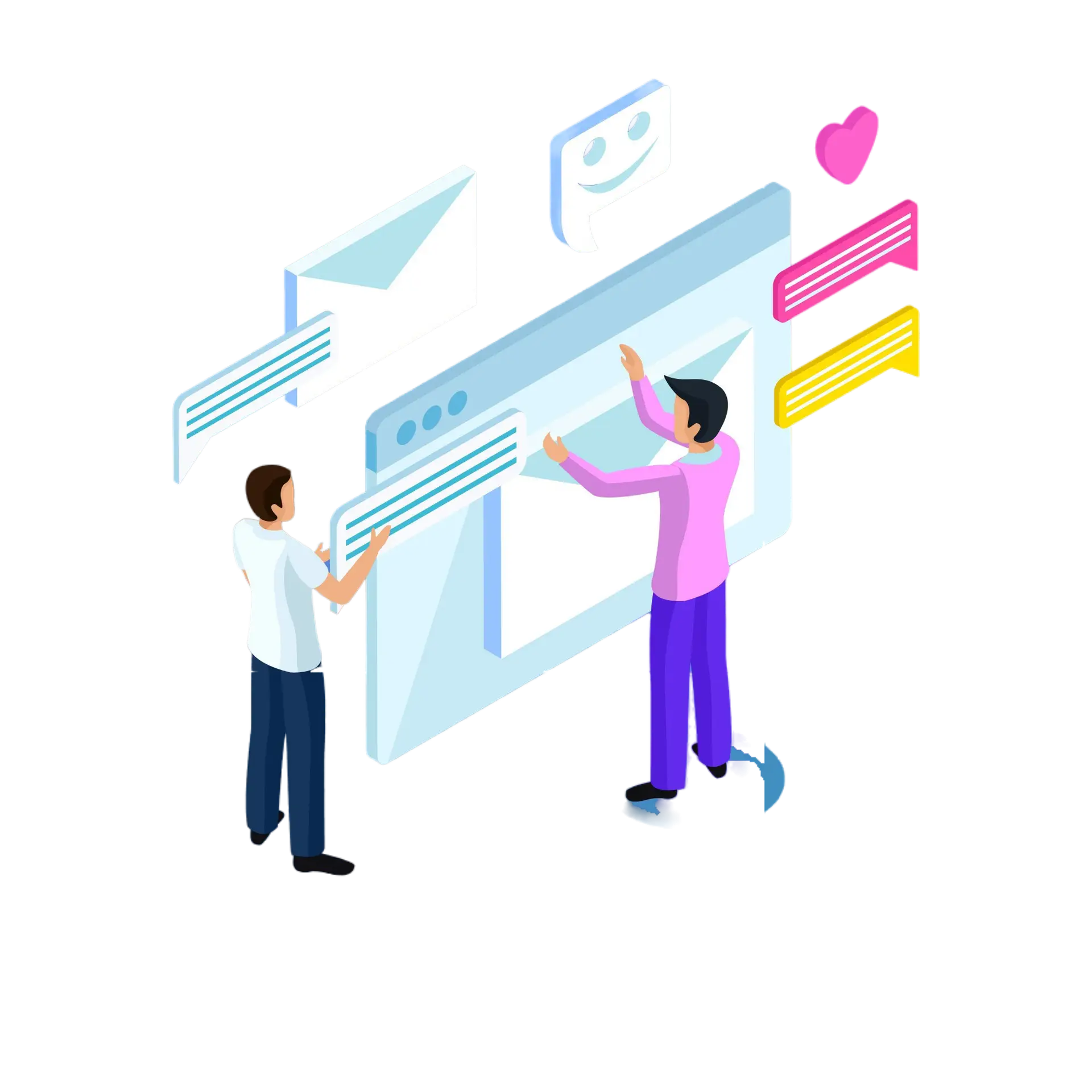 isometric-virtual-communication